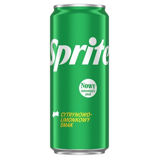 Sprite Napój gazowany cytrynowo-limonkowy smak 330 ml