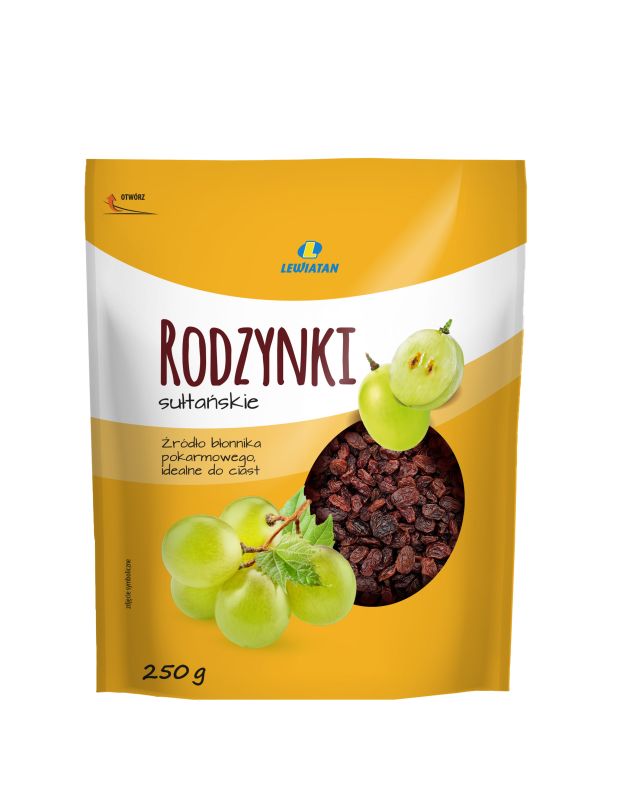 LEWIATAN RODZYNKI SUŁTAŃSKIE 250G.