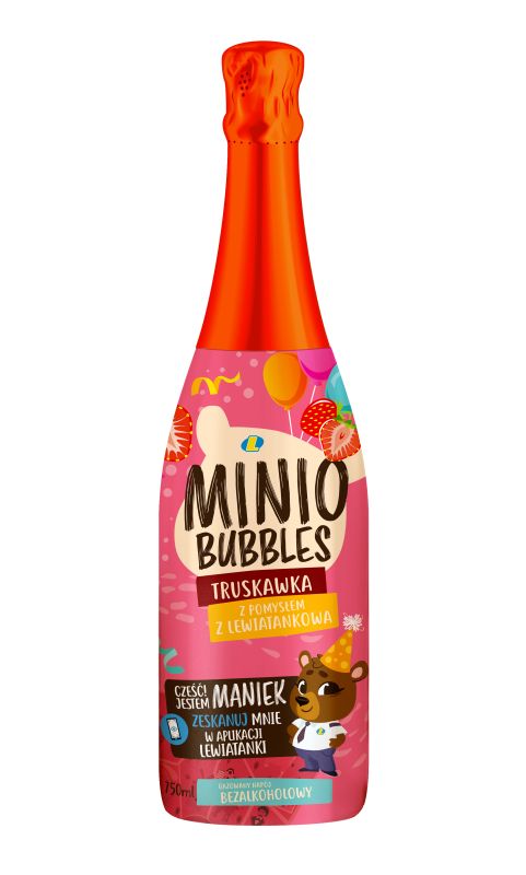 LEWIATAN NAPÓJ MINIO BUBBLES TRUS 750ML.