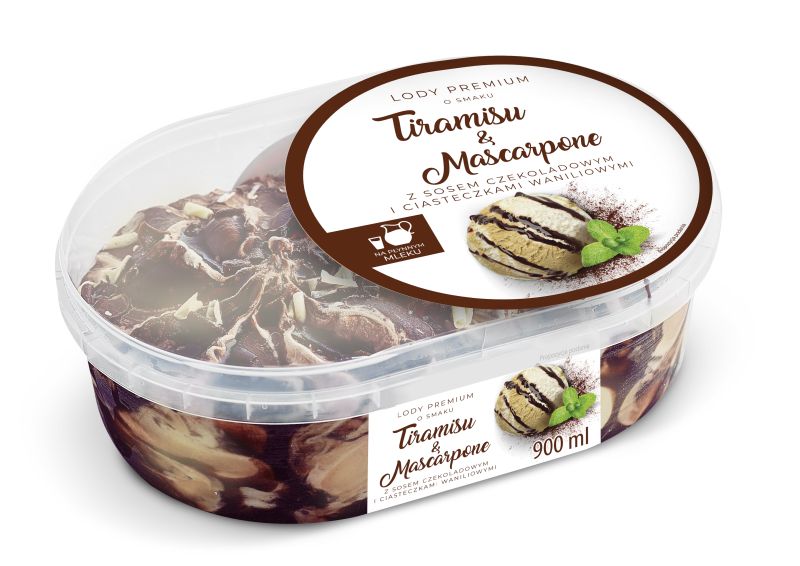 LEWIATAN LODY TIRAMISU/MASCARPONE 900ML.