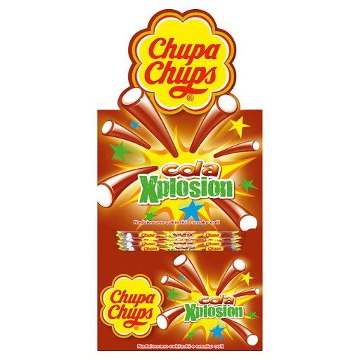 Chupa Chups Xplosion Nadziewane cukierki o smaku coli 115 g