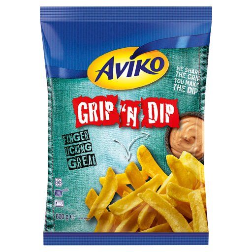 Aviko Grip'n Dip Ekstra chrupiące łódeczki ziemniaczane 600 g