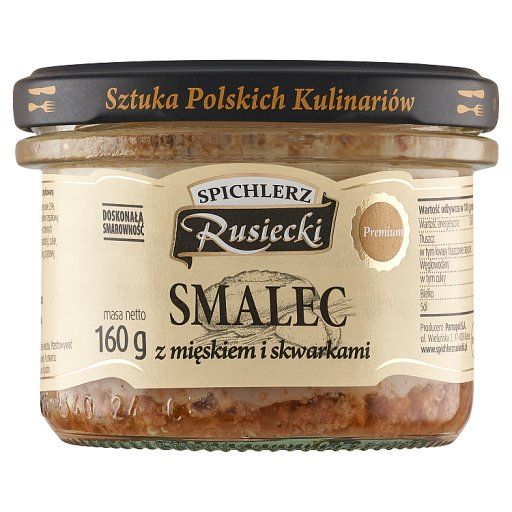 Spichlerz Rusiecki Smalec z mięskiem i skwarkami 160 g