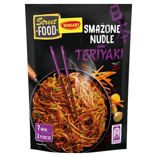 Winiary Street Food Smażone nudle smak teriyaki 130 g