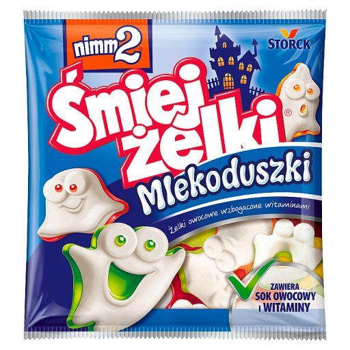 nimm2 Śmiejżelki Mlekoduszki Żelki owocowe wzbogacone witaminami 90 g