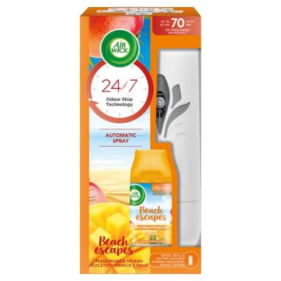 Air Wick Beach Escapes Automatyczny odświeżacz powietrza i wkład soczyste mango z Maui 250 ml